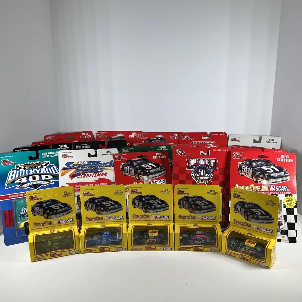 Racing Champions Nascar 1:64 Car Lot Of 25 New Various Drivers Years See Photos.